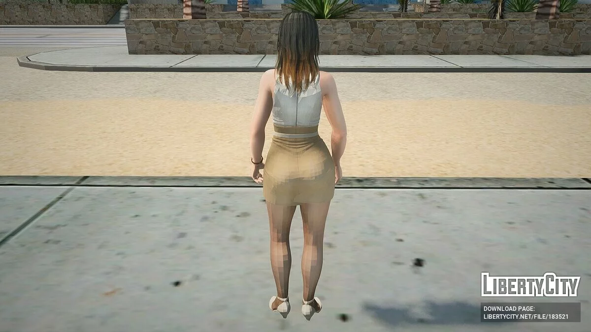 Nanami in office wear / GTA San Andreas