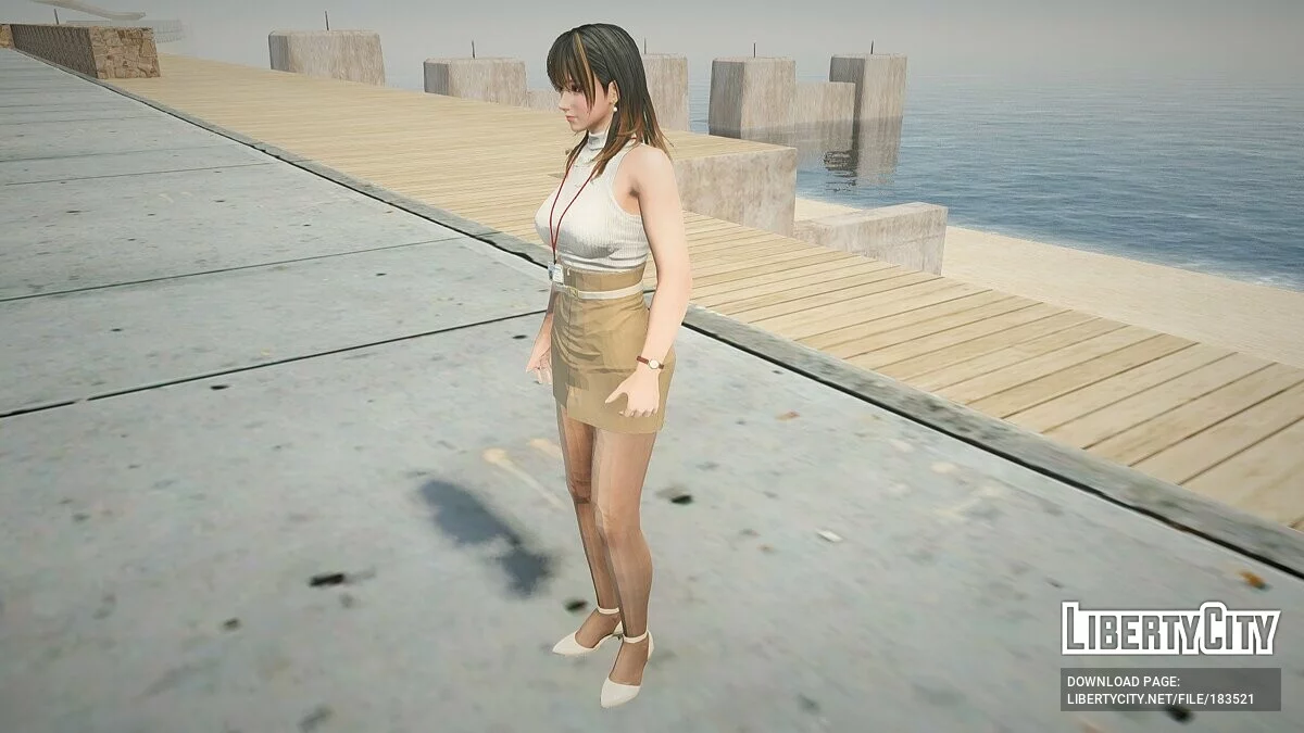 Nanami in office wear / GTA San Andreas