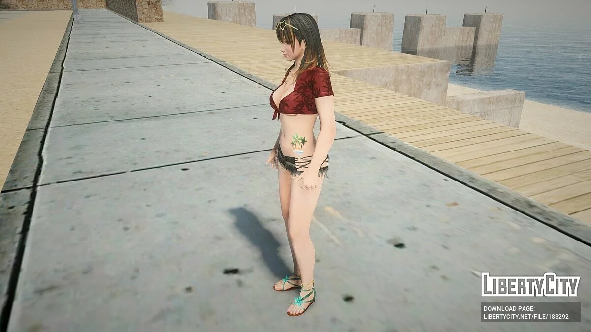 Nanami im sexy Outfit / GTA San Andreas