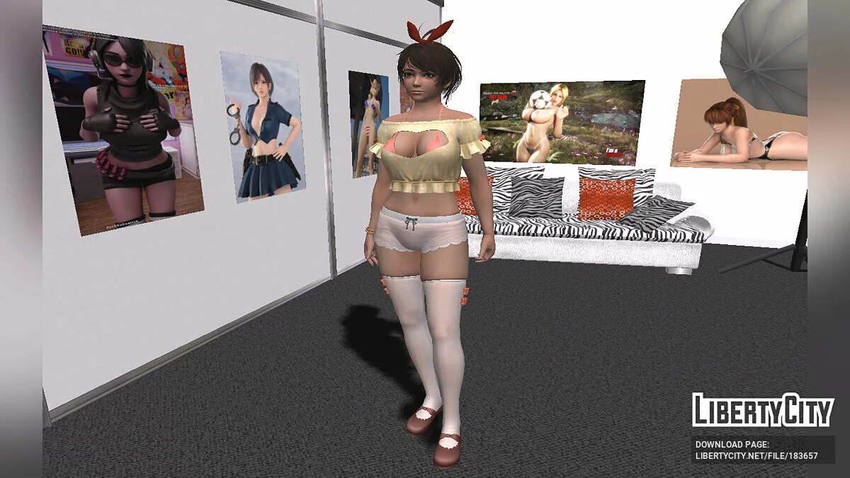 Patty in a Sexy Outfit / GTA San Andreas