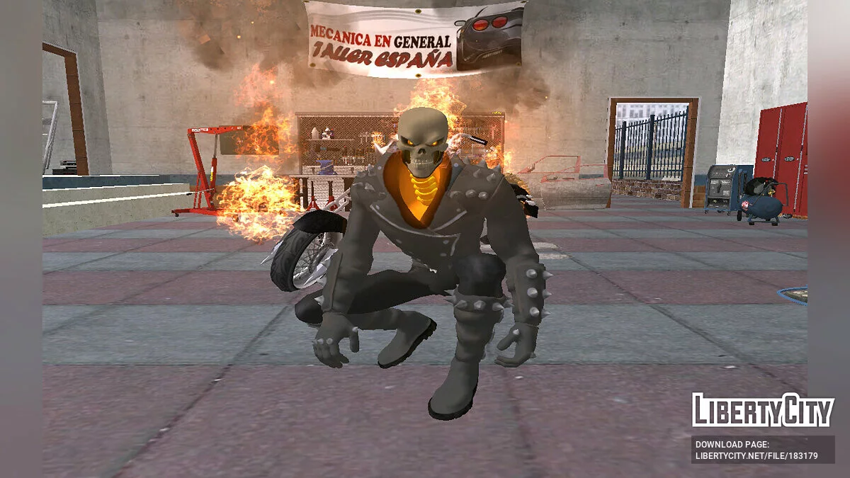 Ghost Rider de Fortnite / GTA San Andreas