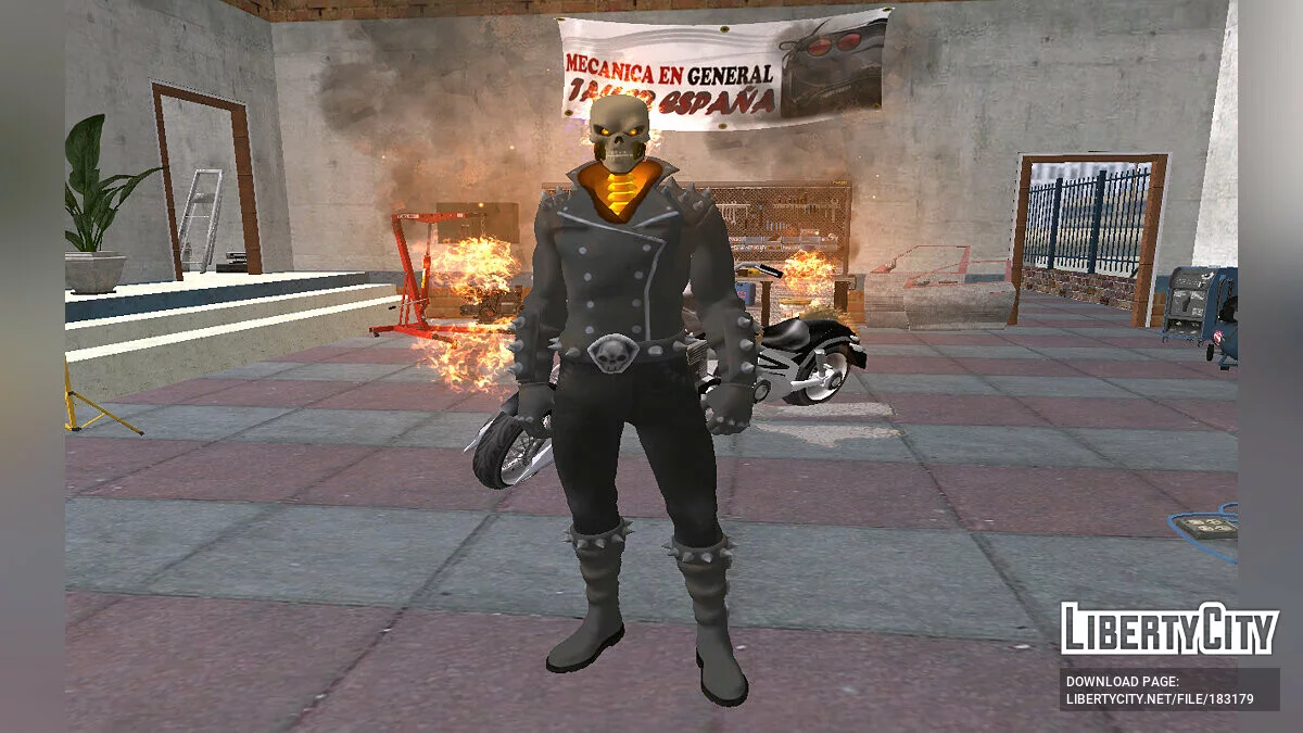 Ghost Rider de Fortnite / GTA San Andreas