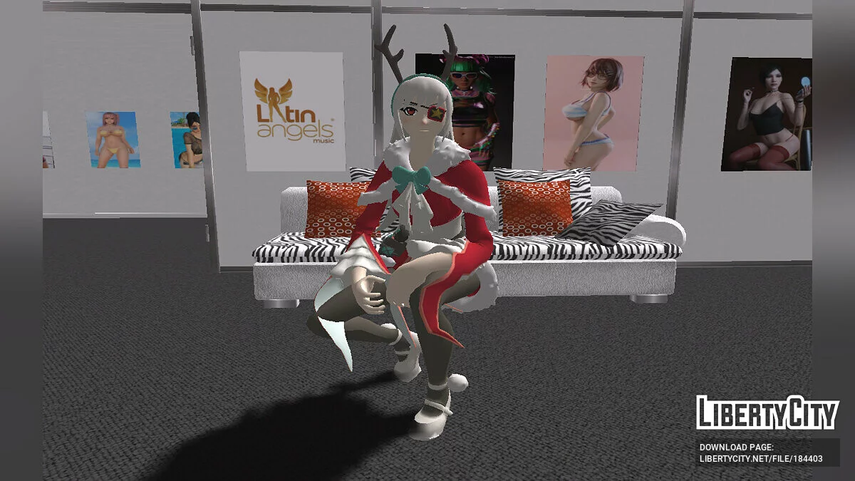 Reina from Fortnite / GTA San Andreas