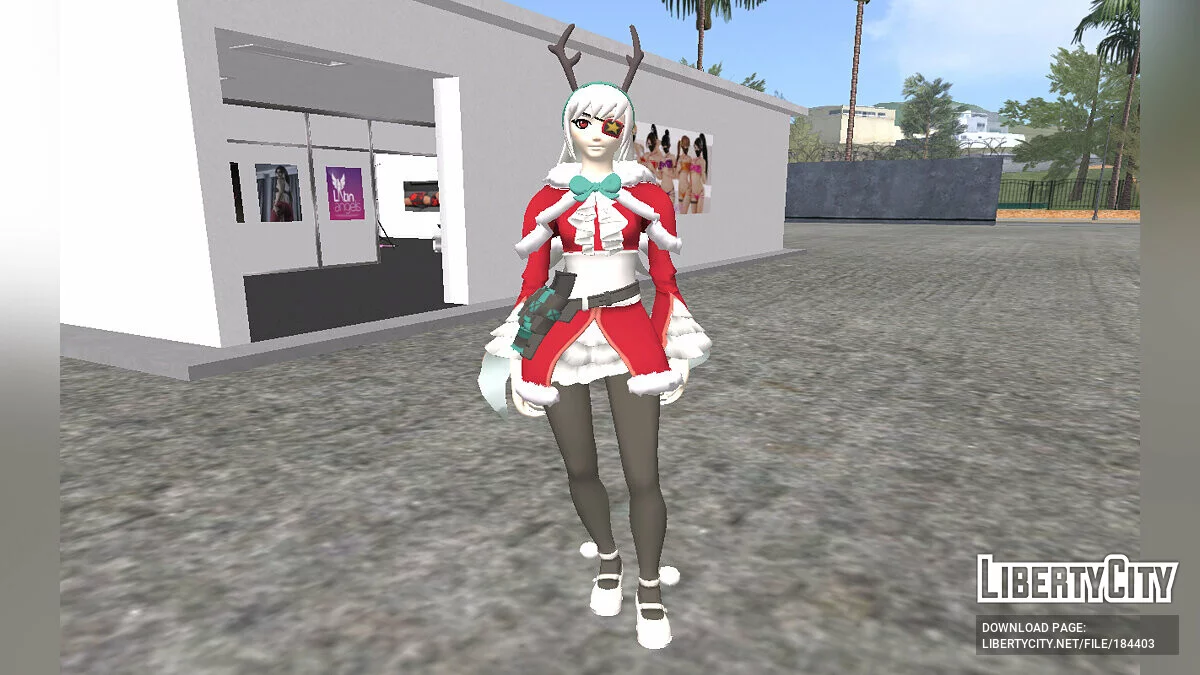 Reina from Fortnite / GTA San Andreas