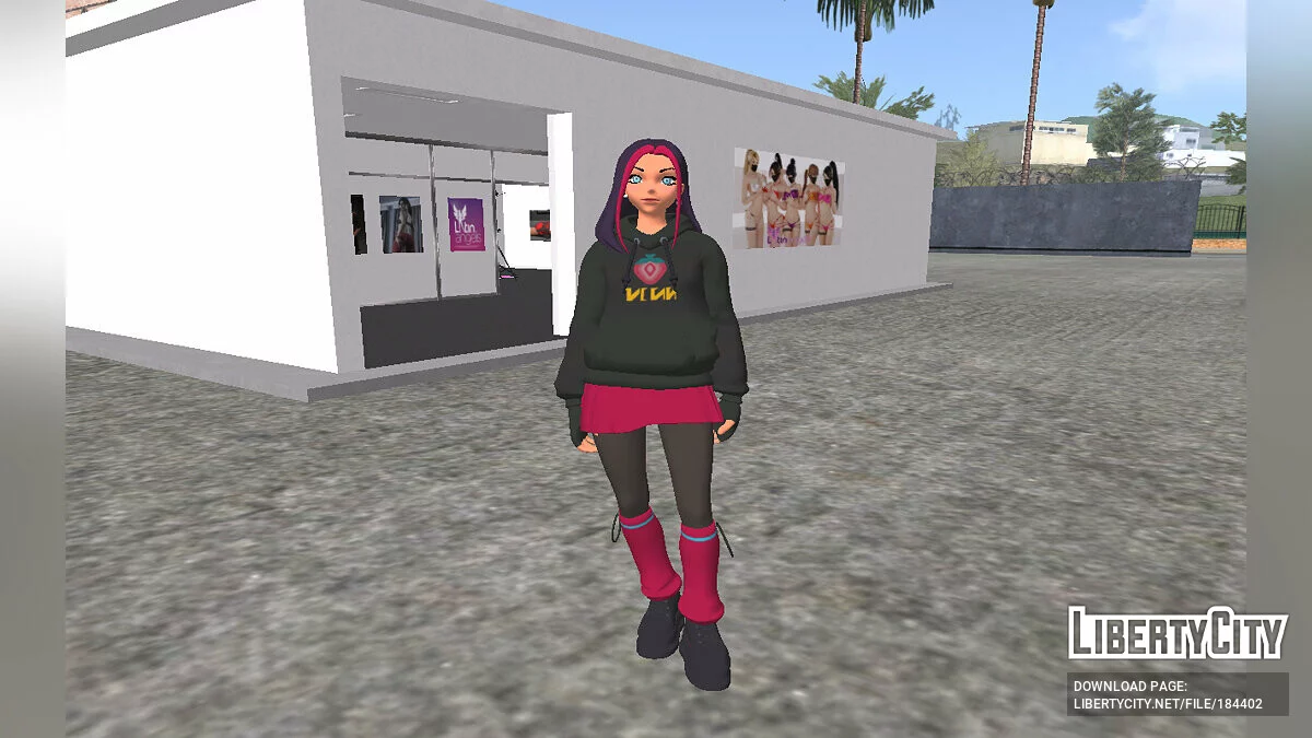 Ricochet Rox from Fortnite / GTA San Andreas