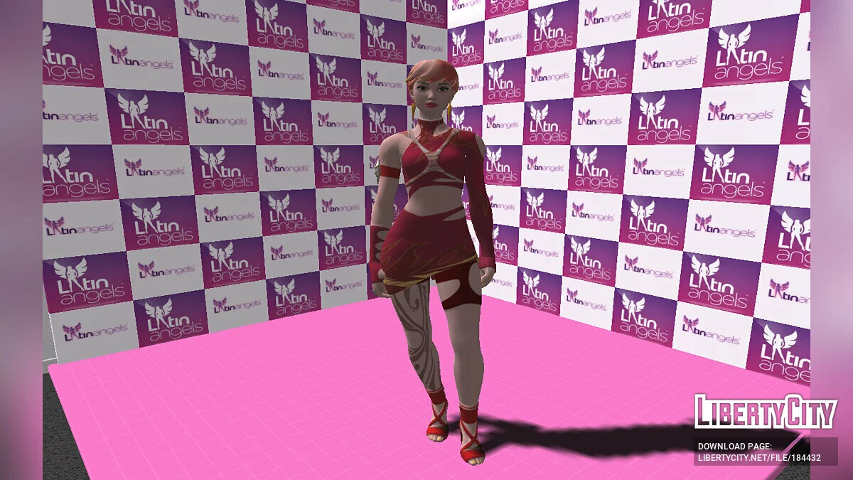 Sabina Burning Ember из Fortnite / GTA San Andreas