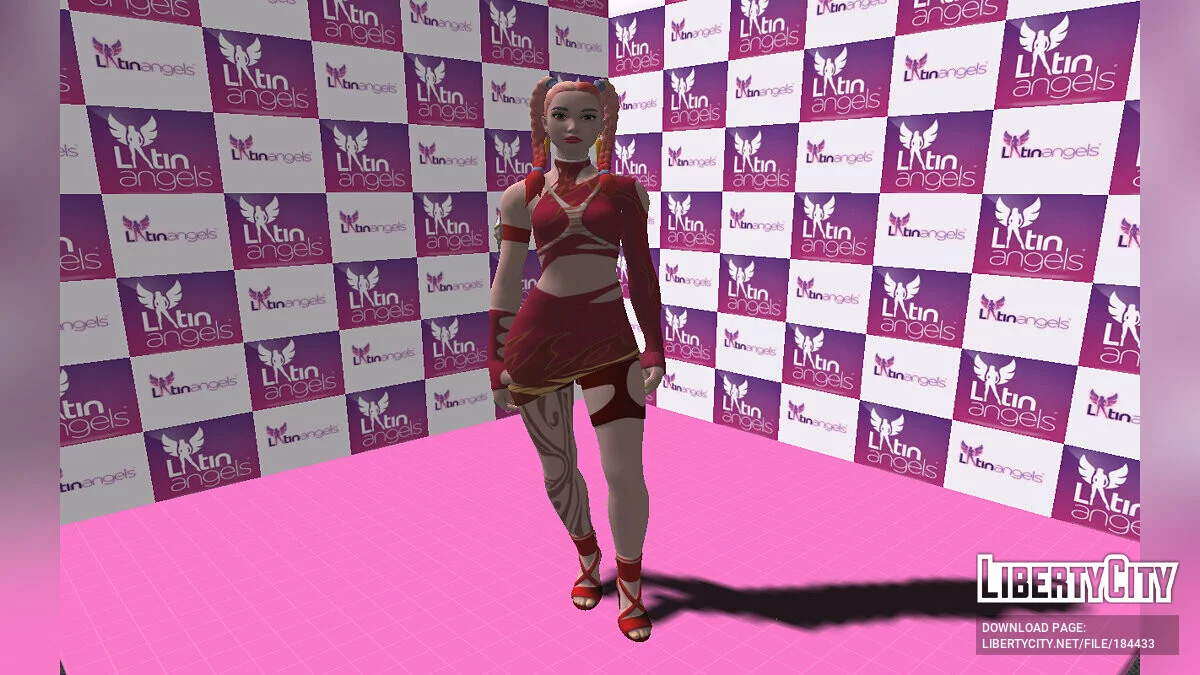 Sabina Burning Ember aus Fortnite / GTA San Andreas
