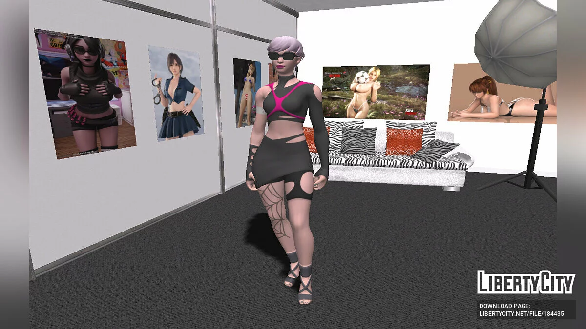 Sabina Ponytail aus Fortnite / GTA San Andreas