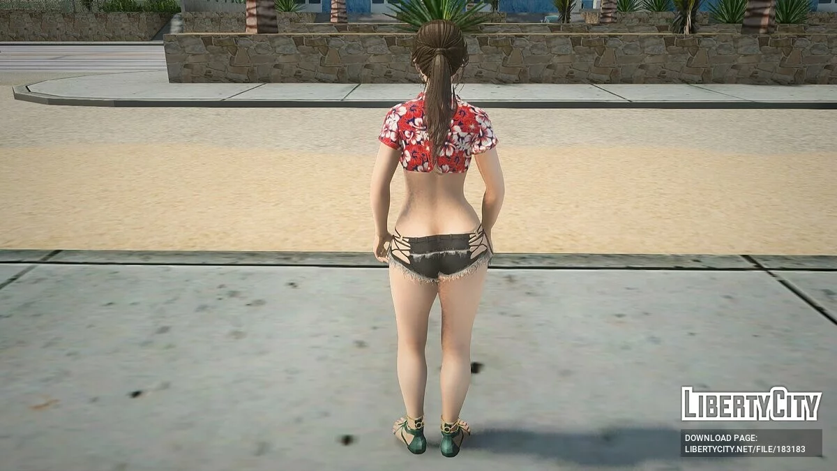 Саюри в сексуальном наряде / GTA San Andreas