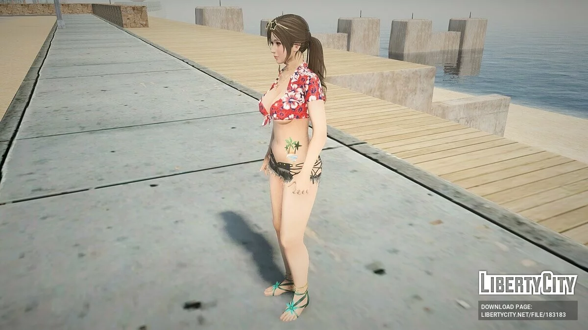 Саюри в сексуальном наряде / GTA San Andreas