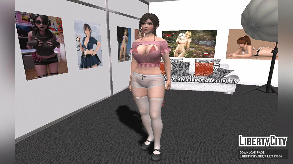 Sayuri in a sexy outfit / GTA San Andreas