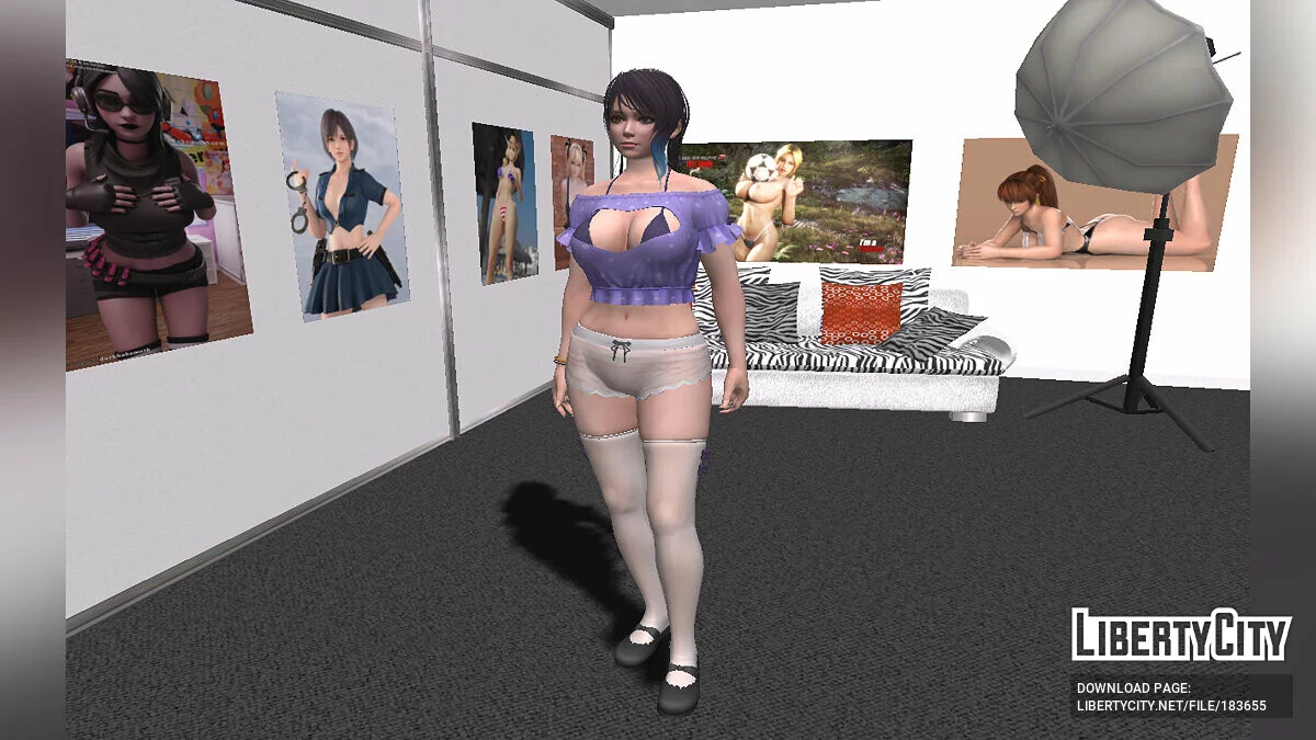 Shandy in a sexy outfit / GTA San Andreas