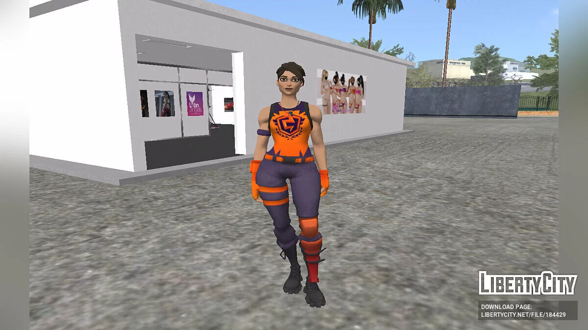 The Champion from Fortnite / GTA San Andreas