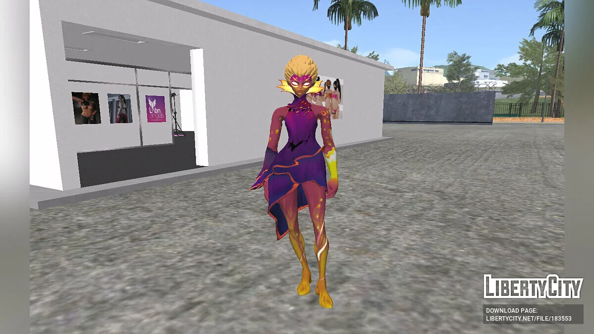 The Herald Burning Ember de Fortnite / GTA San Andreas