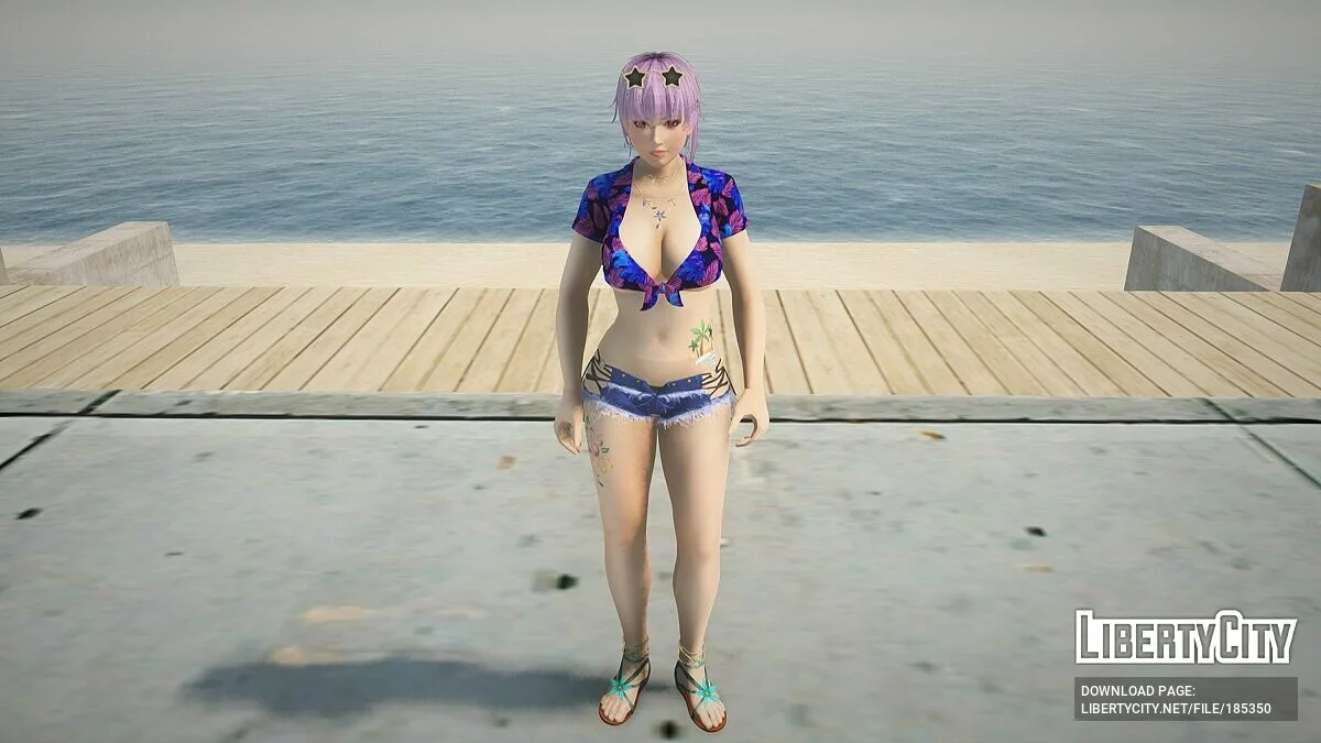 Ayane con un atuendo sexy / GTA San Andreas