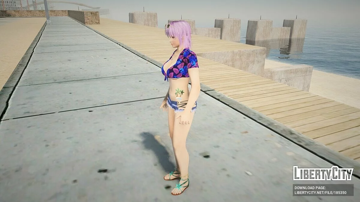 Ayane con un atuendo sexy / GTA San Andreas