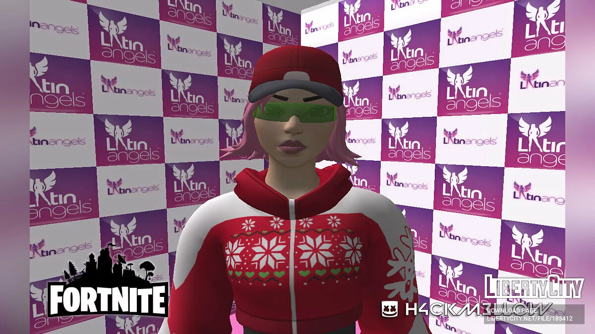 Adeline Ártica de Fortnite / GTA San Andreas