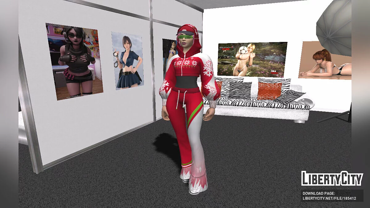 Adeline Ártica de Fortnite / GTA San Andreas