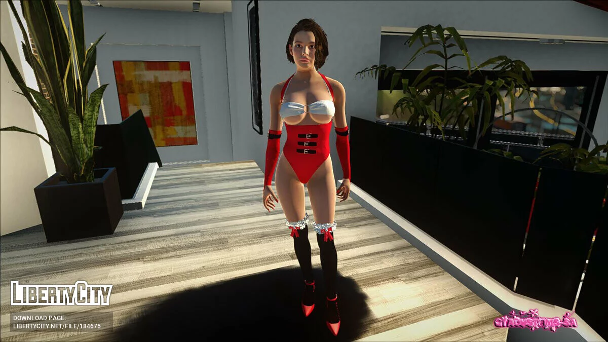 Jill Valentine Santa Babe / GTA San Andreas