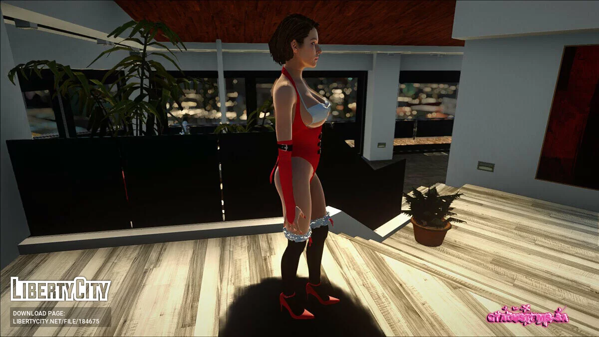 Jill Valentine Santa Babe / GTA San Andreas