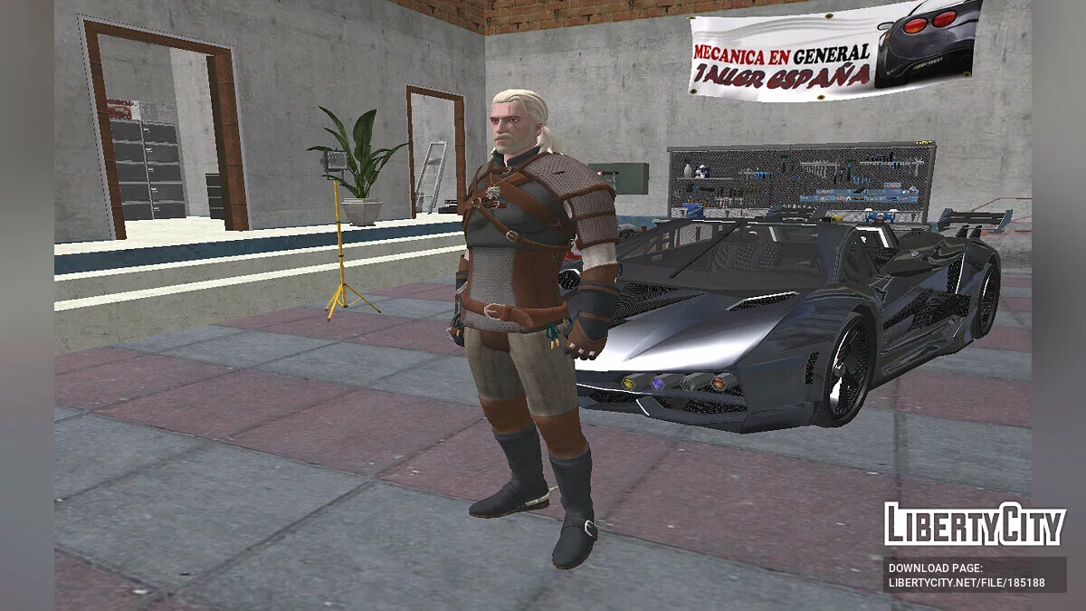Geralt dari Rivia (Fortnite) / GTA San Andreas