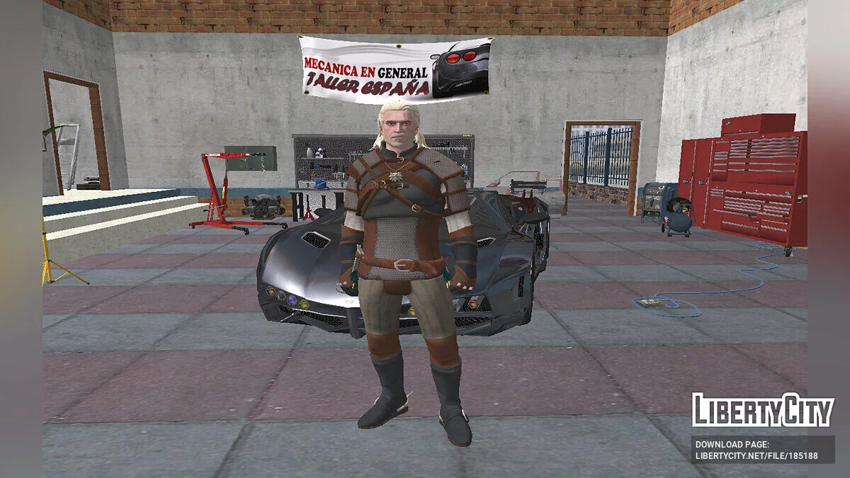 Geralt dari Rivia (Fortnite) / GTA San Andreas