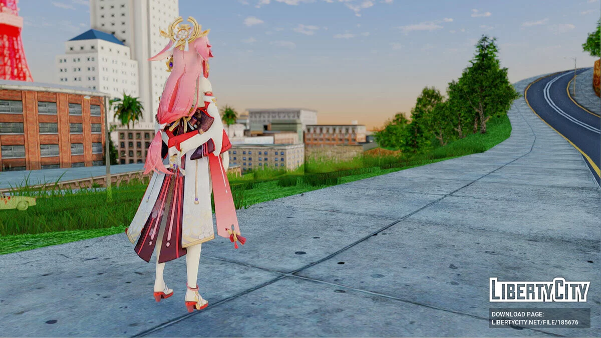 Yae Miko - Genshin Impact / GTA San Andreas