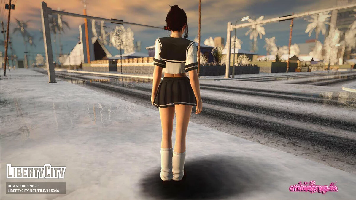 Kasumi en uniforme escolar / GTA San Andreas