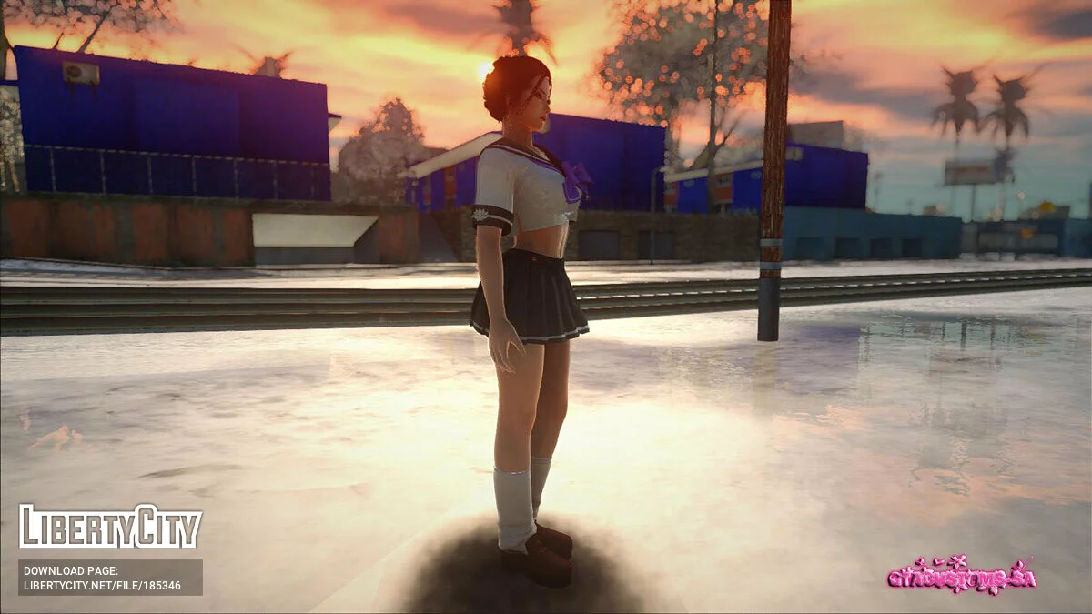 Kasumi en uniforme escolar / GTA San Andreas