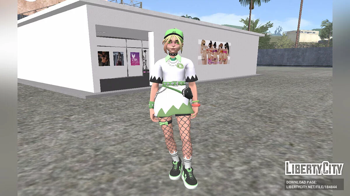 Helsie (barista) de Fortnite / GTA San Andreas