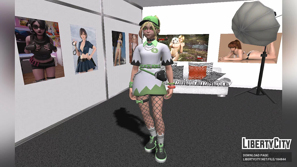 Helsie (barista) de Fortnite / GTA San Andreas