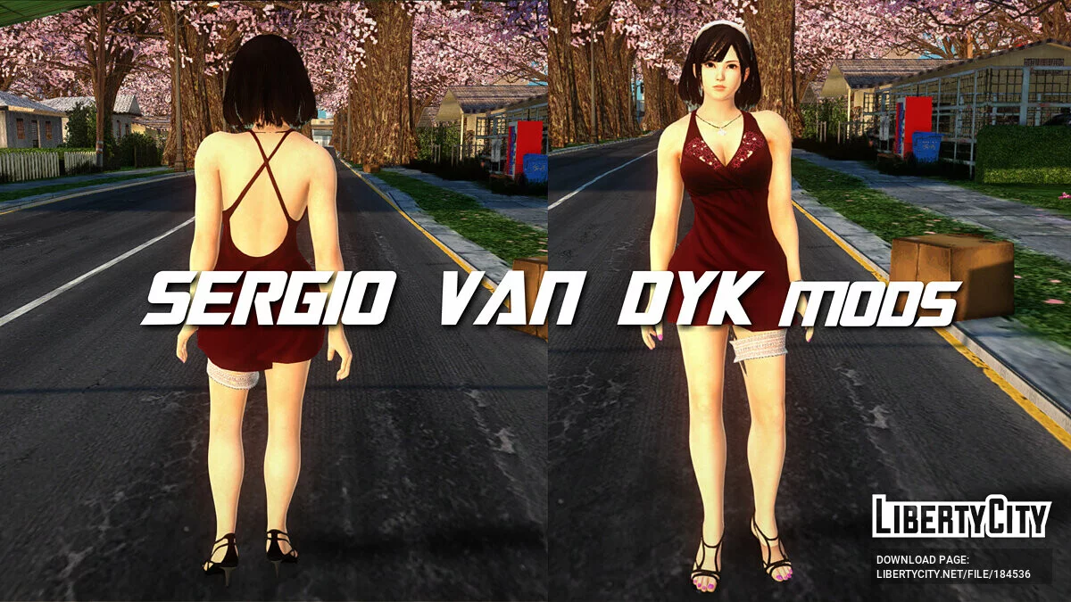 Kokoro in Red Dress / GTA San Andreas