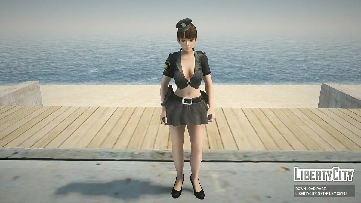 Lei-Fang em traje de policial / GTA San Andreas