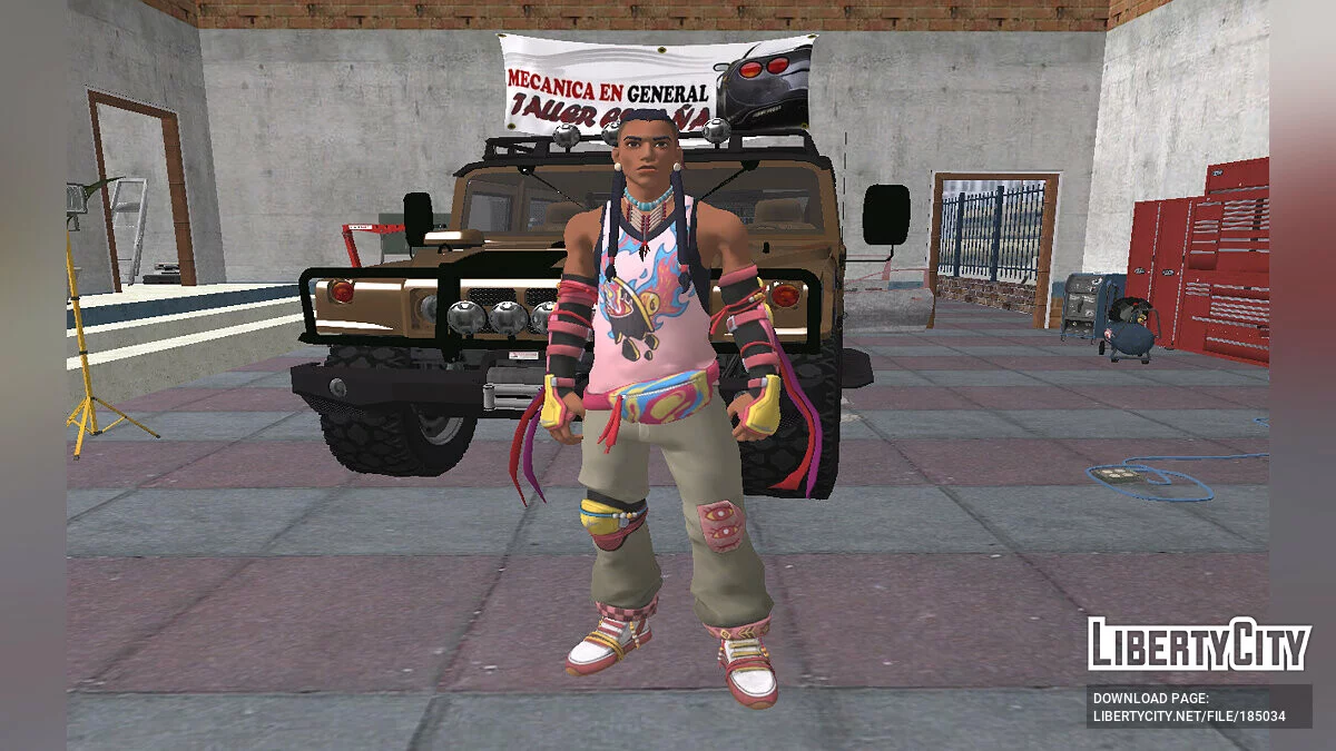 Massai aus Fortnite / GTA San Andreas