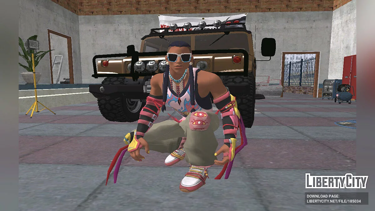 Massai aus Fortnite / GTA San Andreas