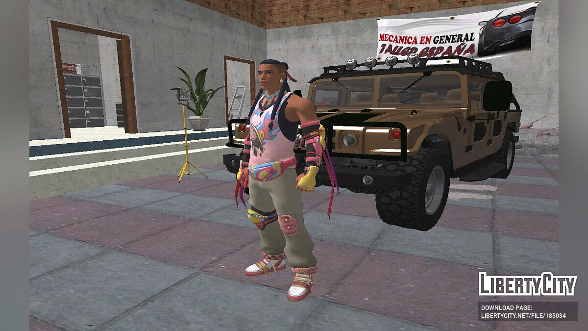 Massai aus Fortnite / GTA San Andreas