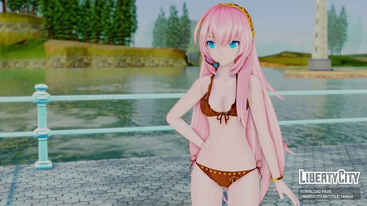 Megurine Luka en maillot de bain / GTA San Andreas