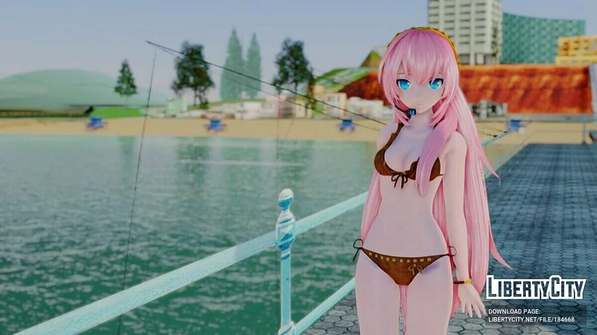 Megurine Luka en maillot de bain / GTA San Andreas