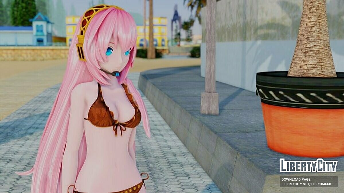 Download Megurine Luka Swimwear for GTA San Andreas