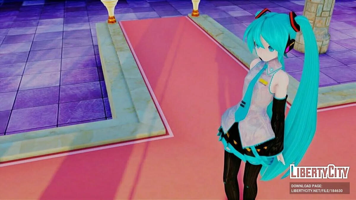Miku Hatsune + Animasi Wajah / GTA San Andreas
