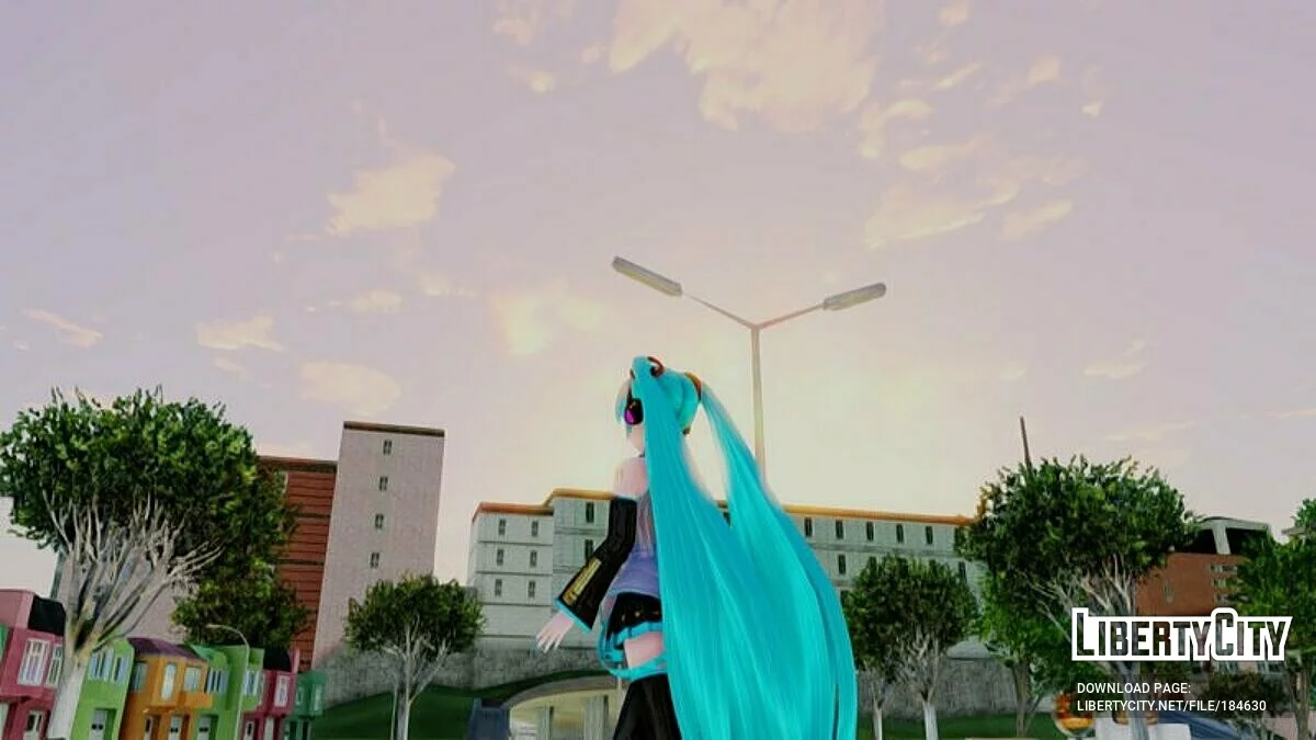 Miku Hatsune + Animasi Wajah / GTA San Andreas