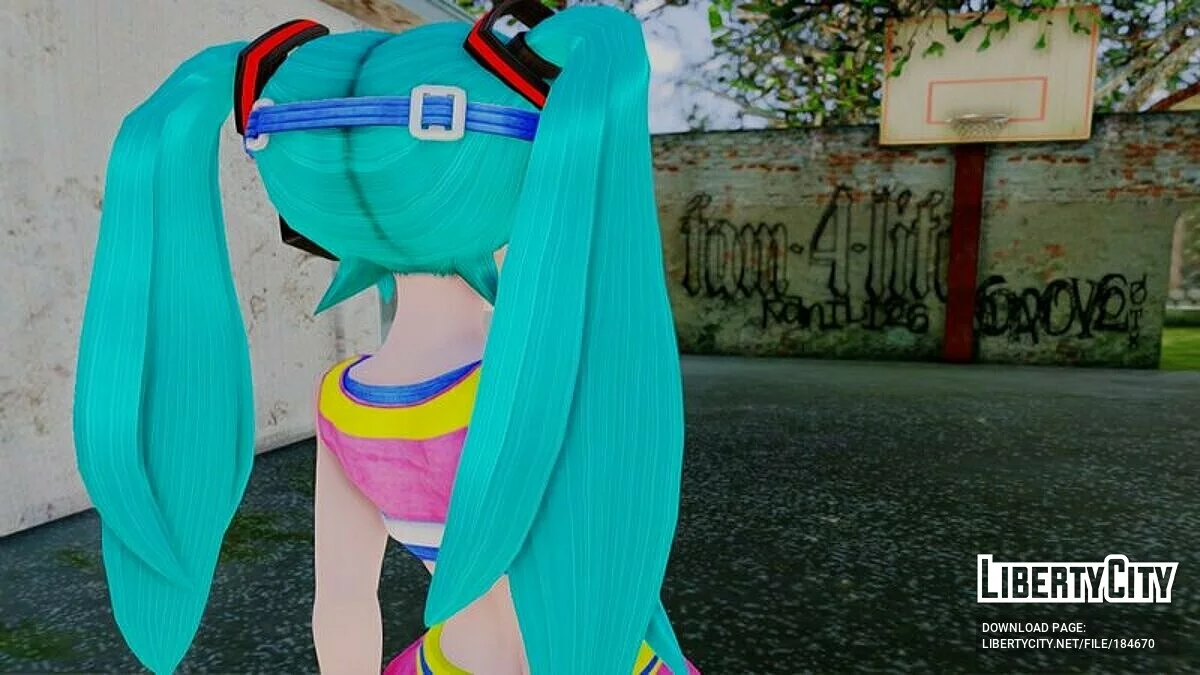 Miku Hatsune Cheerleader / GTA San Andreas