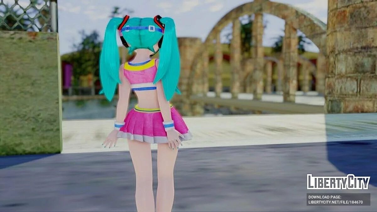Miku Hatsune Cheerleader / GTA San Andreas