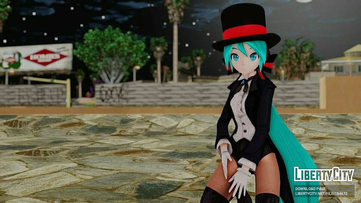 Miku Hatsune Magicien / GTA San Andreas