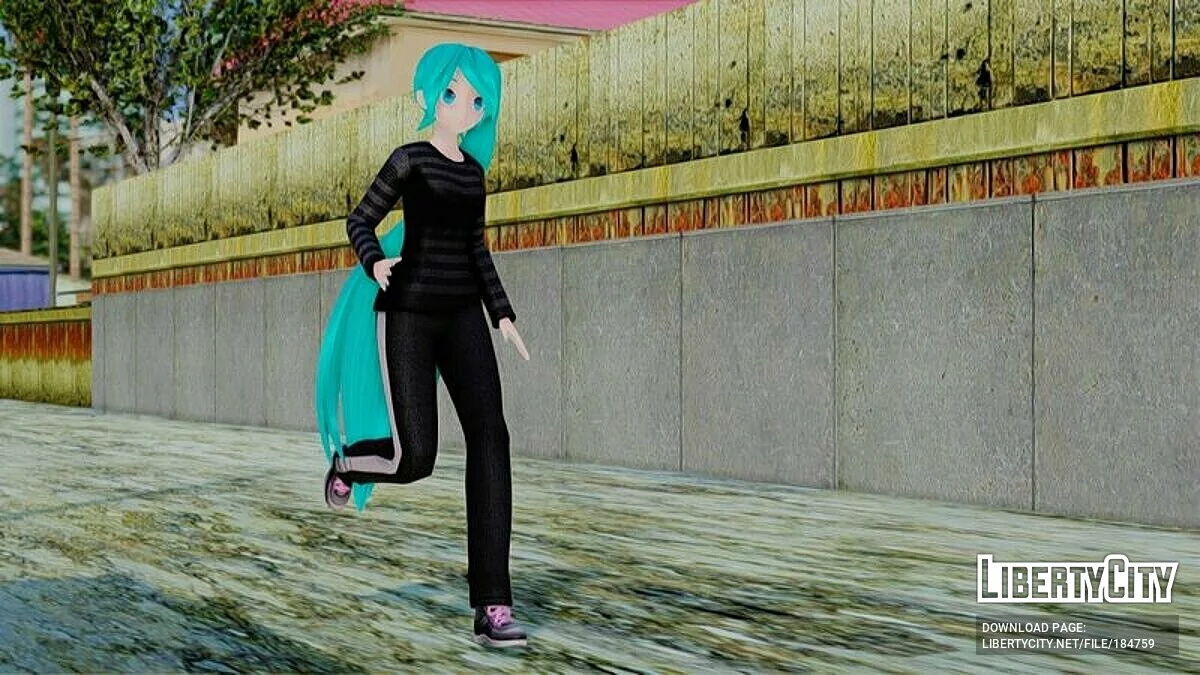 Miku Hatsune - süßes Outfit (PDFT) / GTA San Andreas