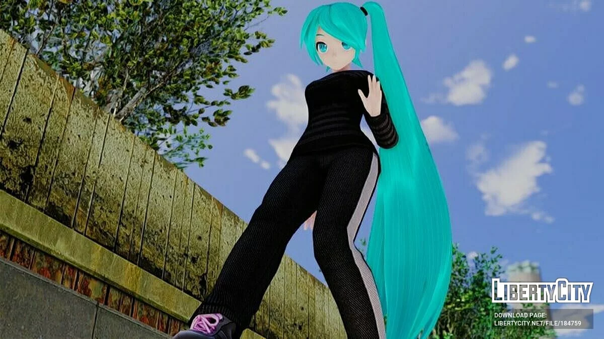 Miku Hatsune - süßes Outfit (PDFT) / GTA San Andreas