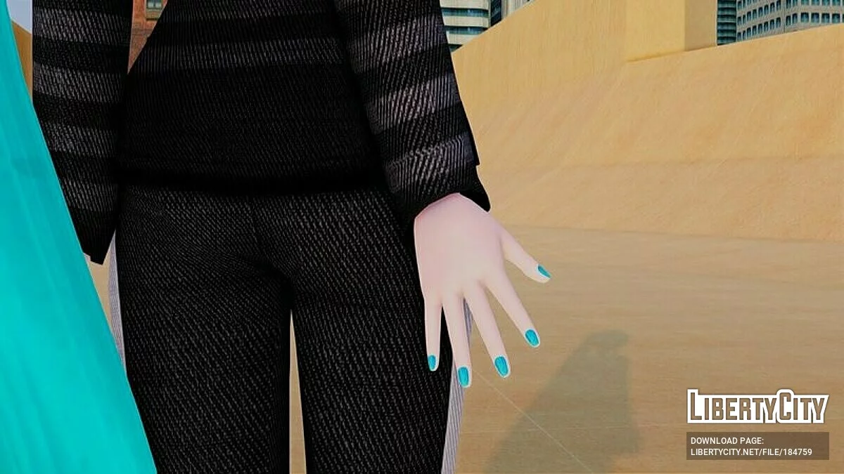 Miku Hatsune - süßes Outfit (PDFT) / GTA San Andreas