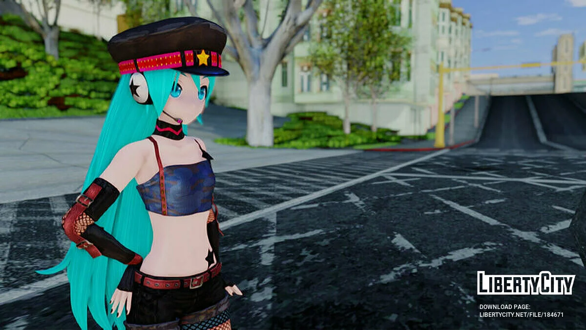 Miku Hatsune Punk / GTA San Andreas
