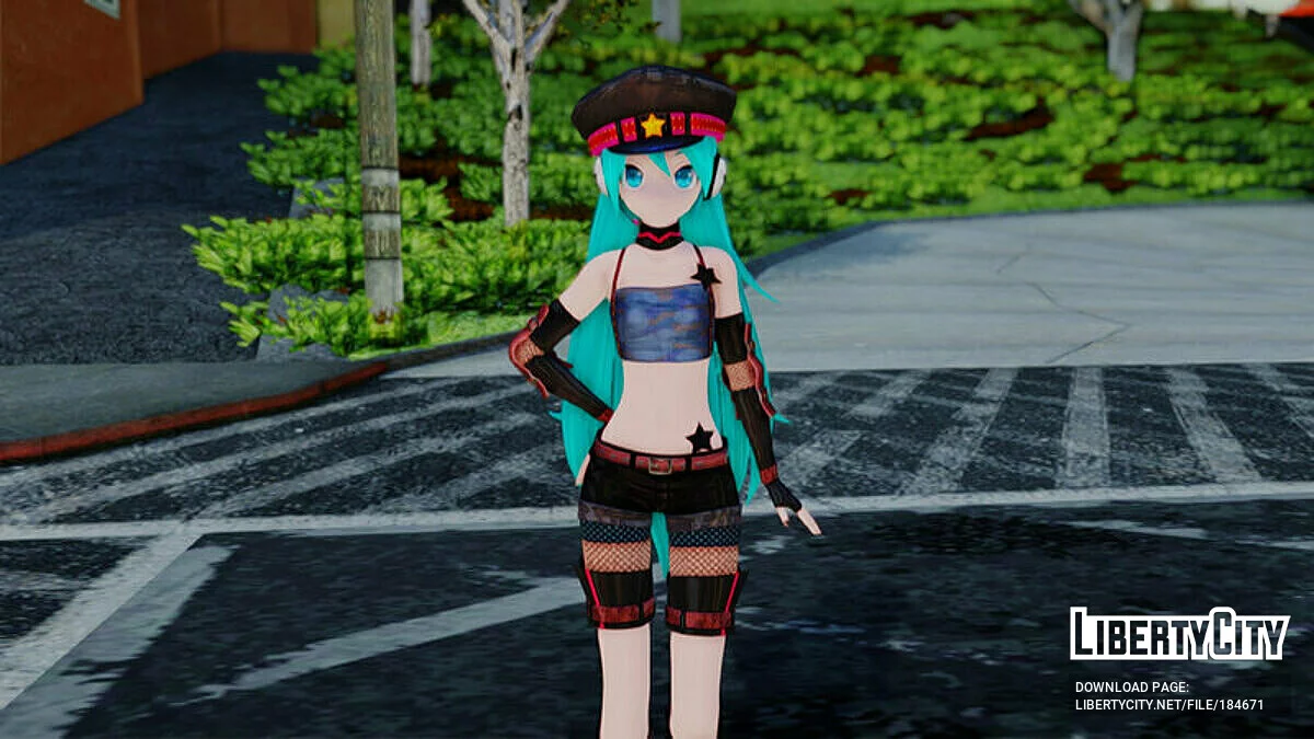 Miku Hatsune Punk / GTA San Andreas