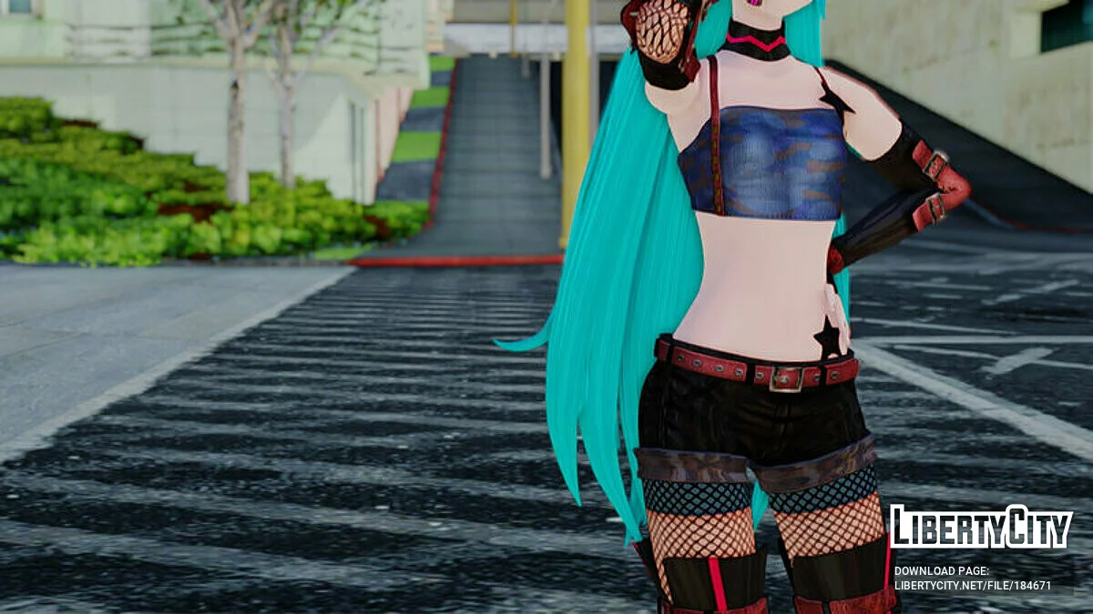 Miku Hatsune Punk / GTA San Andreas